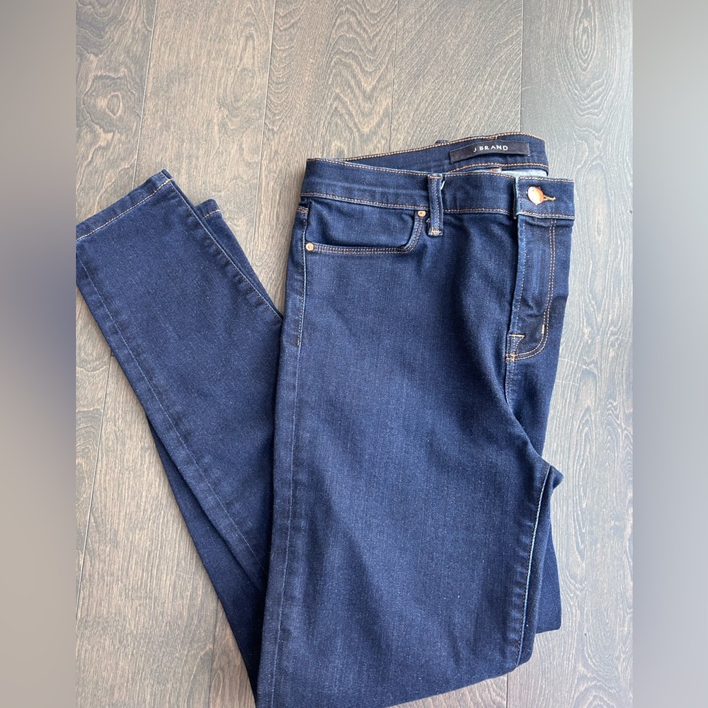 J Brand Women's Deep Indigo Skinny Jeans Maria After Dark Size 30